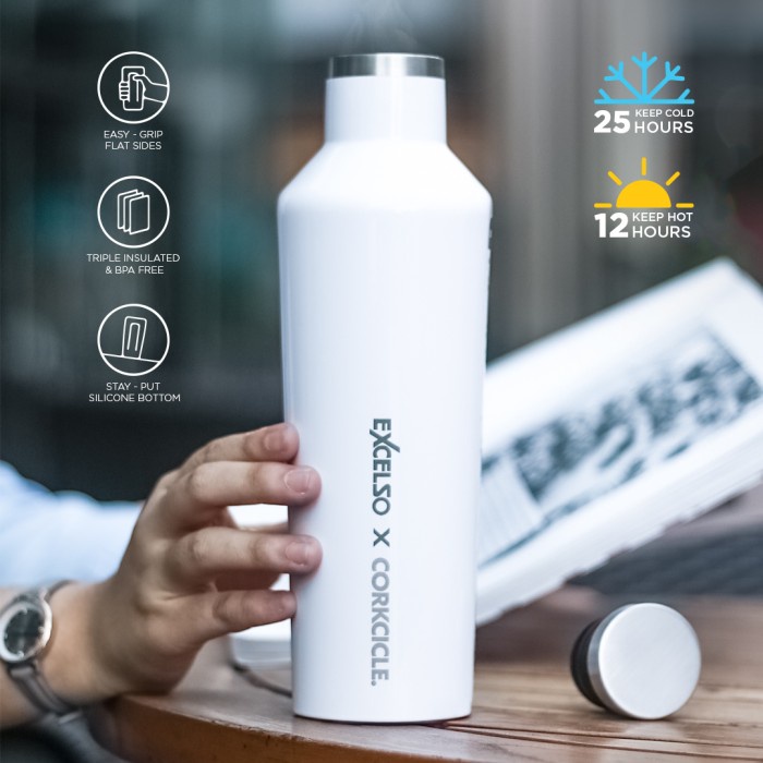 JAYAmart- Excelso x CORKCICLE Official Tumbler Canteen16oz