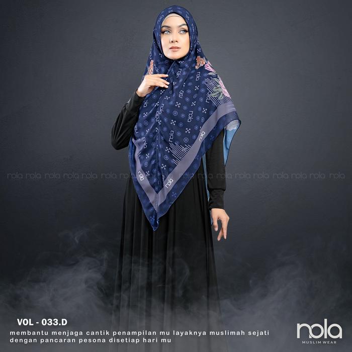 JTTOP" NOLA- KHIMAR PRINTING VOL 33 HIJAB CERUTY INSTANT 2 LAYER SANTAI CERUTI LAYER PANJANG SOFT