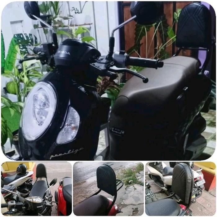Sale Terbatas Sandaran Jok Motor Honda Scoopy New Fi Genio Scoopy Fi Scoopy Carbu 2013 2015 2018