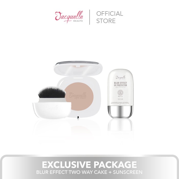 ACBEAUTY- Jacquelle Blur Effect Two Way Cake and Sunscreen Package -yuk c.o