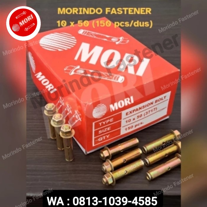 Dynabolt 10 x 50 / 1 KOTAK 150 PCS / Baut Beton / Oscar