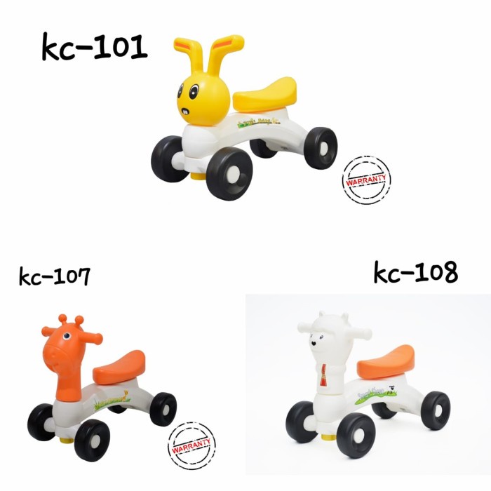 Sepeda Mobil Anak Labeille Smart Giraffe Balance Bike KC 107