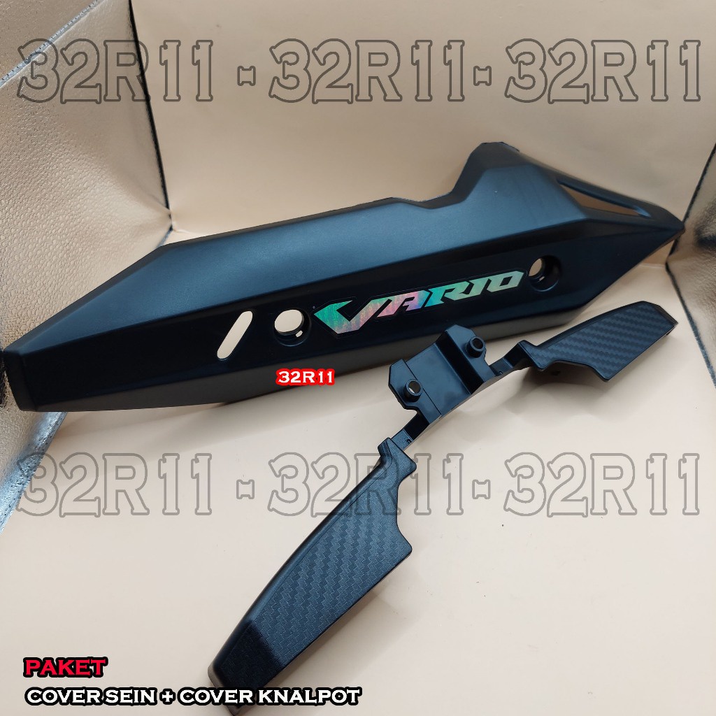 Viral  Cover Knalpot Dan Cover Sein Motor Vario 125 New - Vario 150 New Tahun 2018 2019 2020 2021