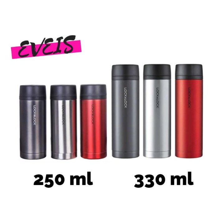 Mari- Lock n Lock Exclusive New Compact Tumbler 250ml 330ml / Botol Minum /