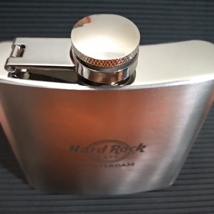 Botol Minum Stainless Hip Flask Hard Rock Cafe 6Oz Best Seller