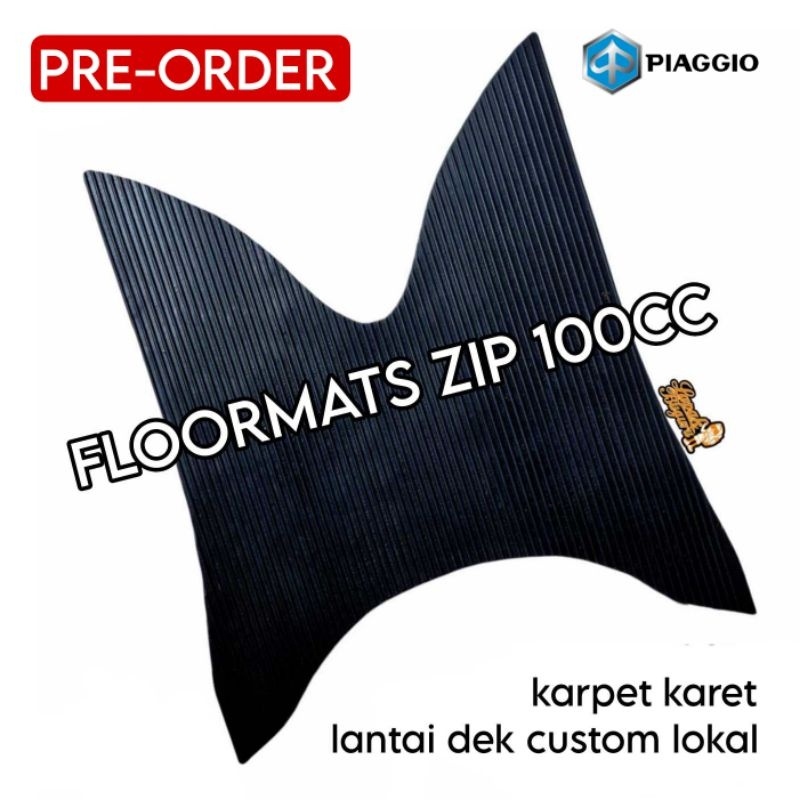 PIAGGIO ZIP 100CC Floormats KARET AKSESORIS LOKAL CUSTOM KARPET MOTOR