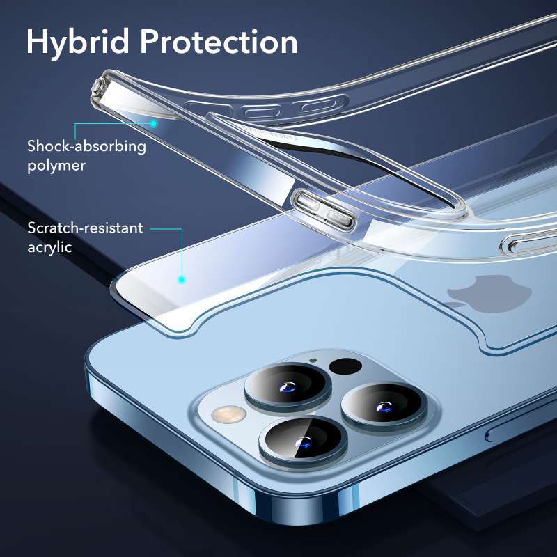 SALE  HARD CASE HYBRID IPHONE 13 / 13 PRO / 13 PRO MAX ESR + SCREEN PROTECTOR SHIELD 2 PACK