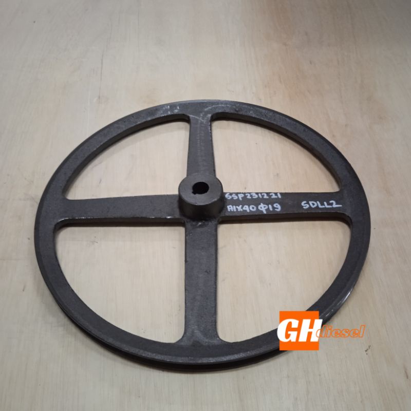 pulley pully puli jalur cor A1 x 40 cm / 16 inch as 19 dan 25,4 mili