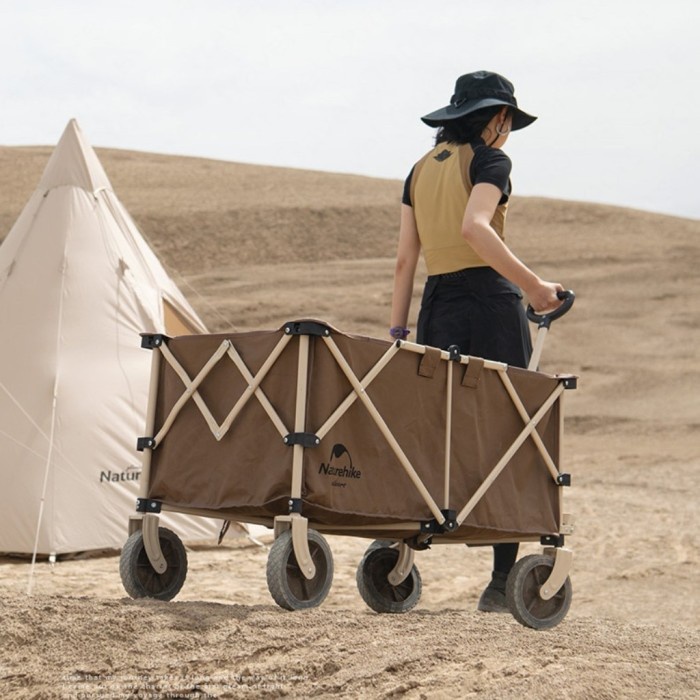 Troli Lipat Camping Naturehike Folding Camping Trolley NH20PJ005