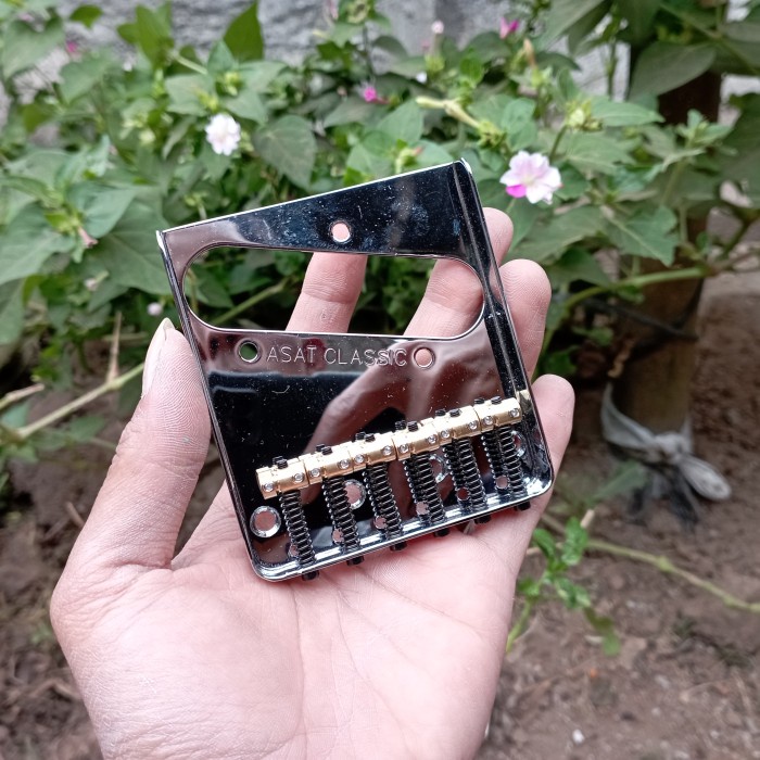 Bridge Gitar GNL Telecaster Asat Classic 6 Brass Saddle Leo Fender