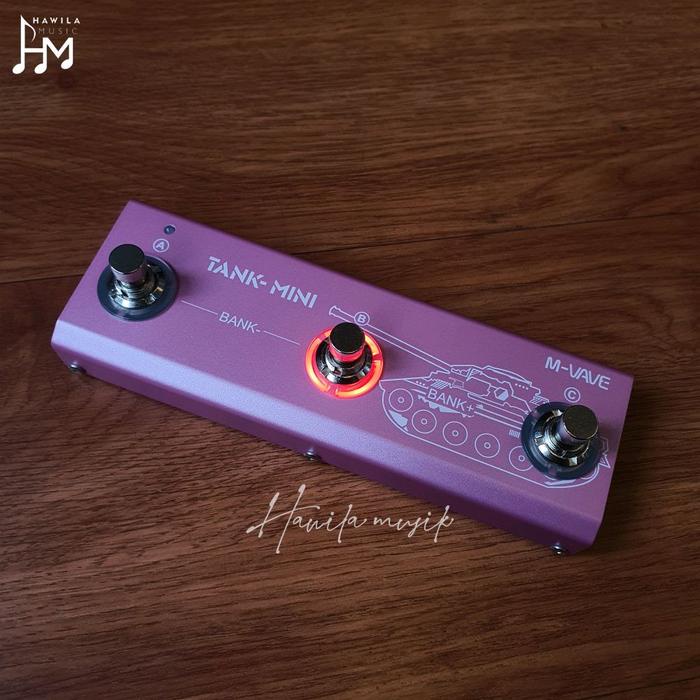 M-Vave Tank Mini Multi Efek Mvave Tank Mini Effect Pedal