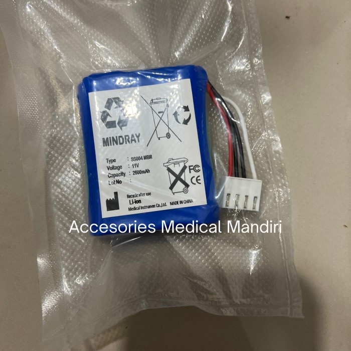 Baterai Mindray Umec 10, Umec 12/ Pasien Monitor