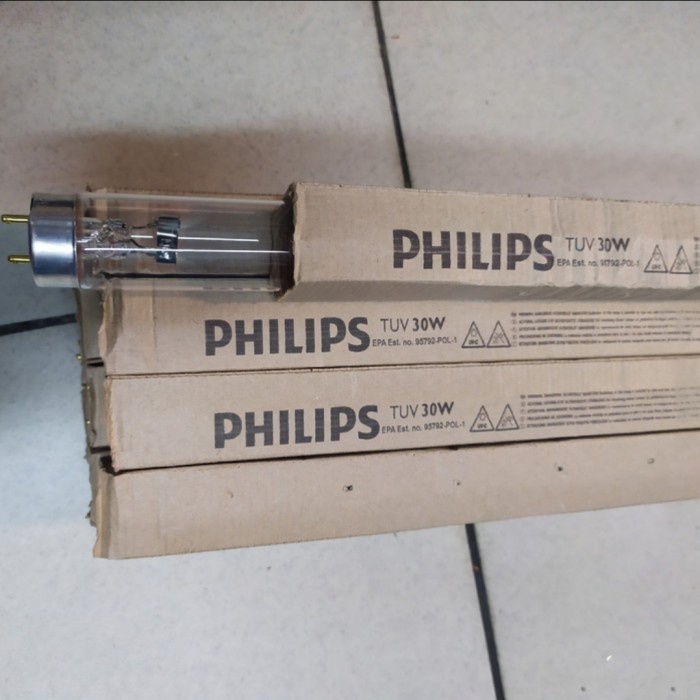 Lampu kuman UV TUV UVC Bakteri Ghermicidal T8 30w Philips