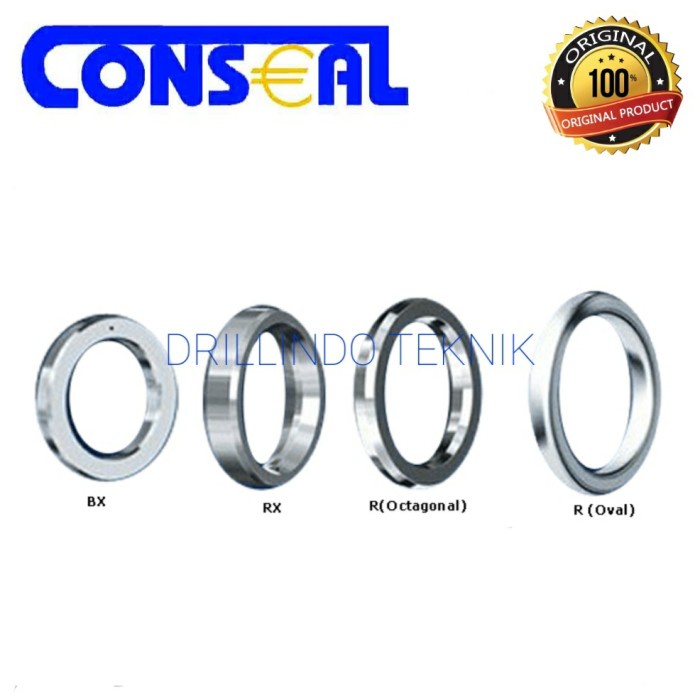 terbaru  ring joint gasket r23 / r-23 oval ss316 conseal ready