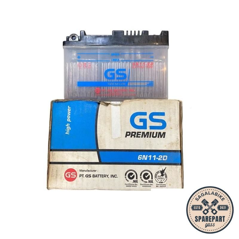 Sparepart Motor Aki Accu Baterai Honda Pispot C50 C70 C90 Supercup C700 C800 6V 6 Volt 6Volt GS Biru