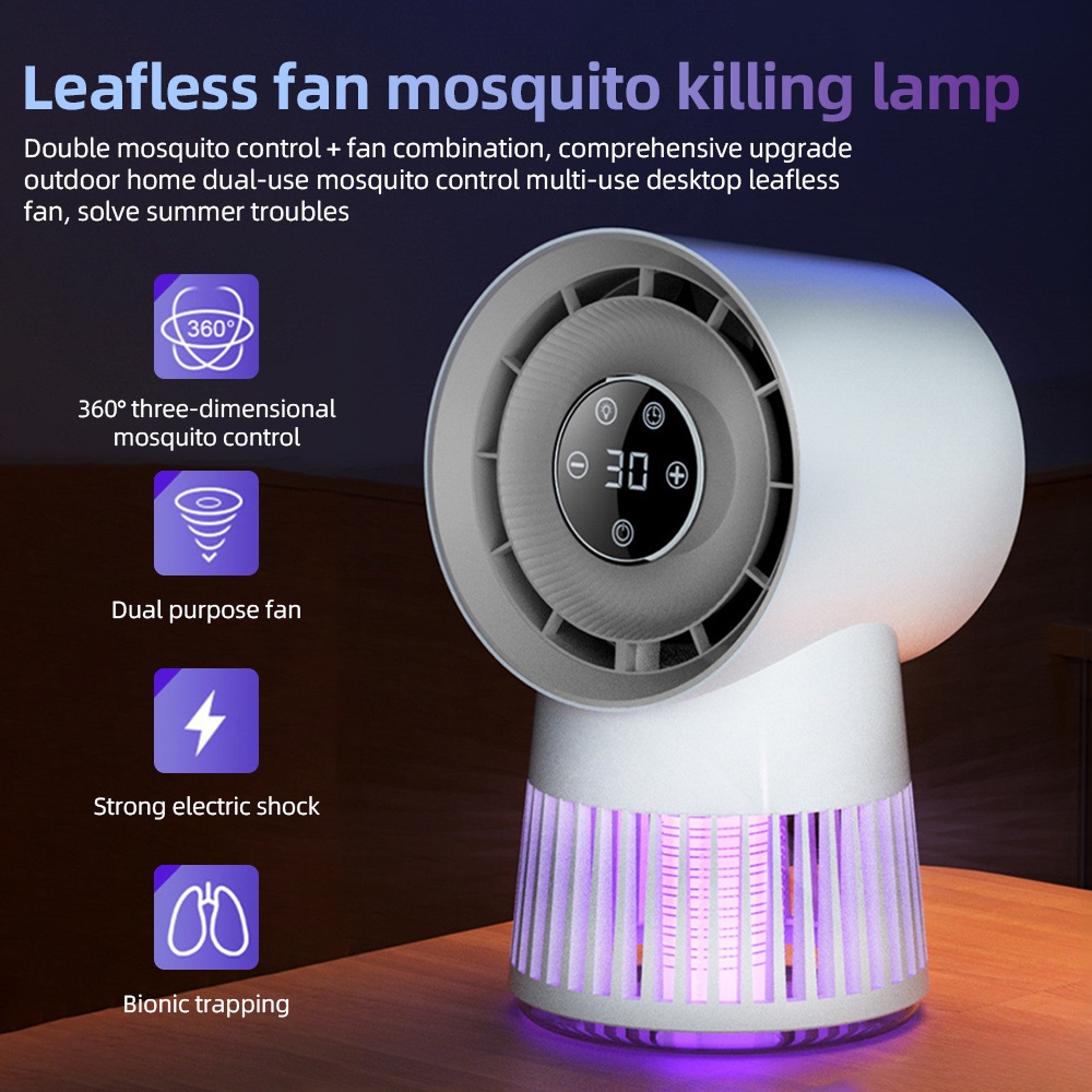 Fan Mosquito Repellent Night Light Mosquito Trap Insect Trap Bedroom Outdoor Camping Tent Induces