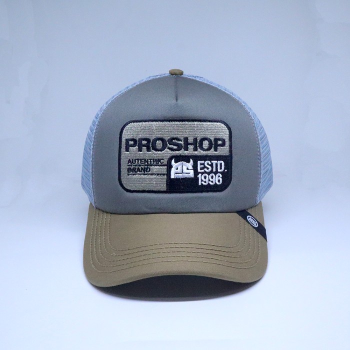 Topi Pria Original PROSHOP Trucker Hat Tan Grey