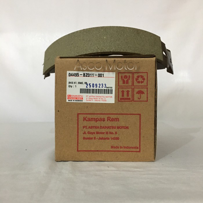 Kampas Rem Belakang Original Xenia, Avanza