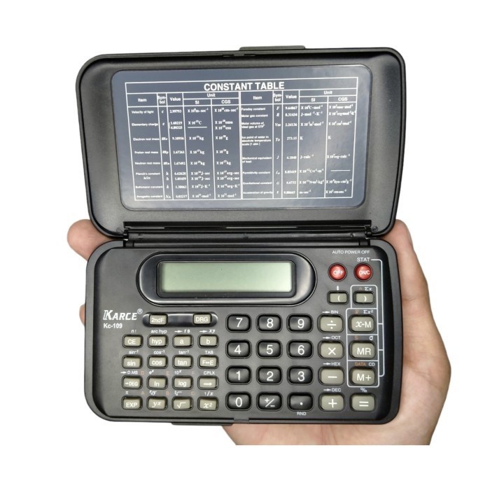 

Jual [READY] KARCE KALKULATOR SCIENTIFIC KC 109 POCKET LIPAT 56 FUNGSI DUAL LEAF