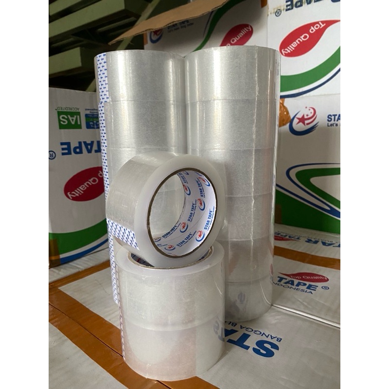 

Lakban Star Tape 100 Yard x 48 Mm (Per 6 Pcs)