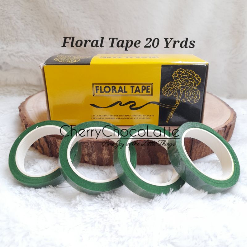 

[ 1 box / 12 Roll ] Floral Tape 20 Yrds / Solatip Bunga / Solatip Tangkai Bunga