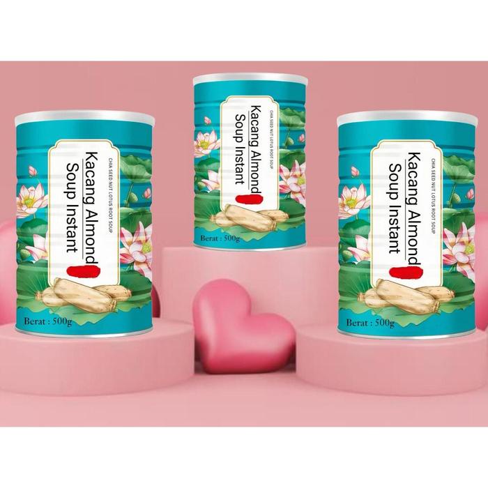 

3 Kaleng GU XUAN XIANG SUP TERATAI ALMOND BIJI CHIA