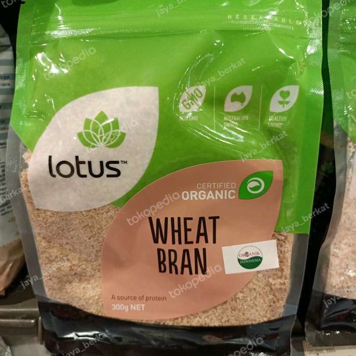 

lotus wheat bran organic 300gr certified organic