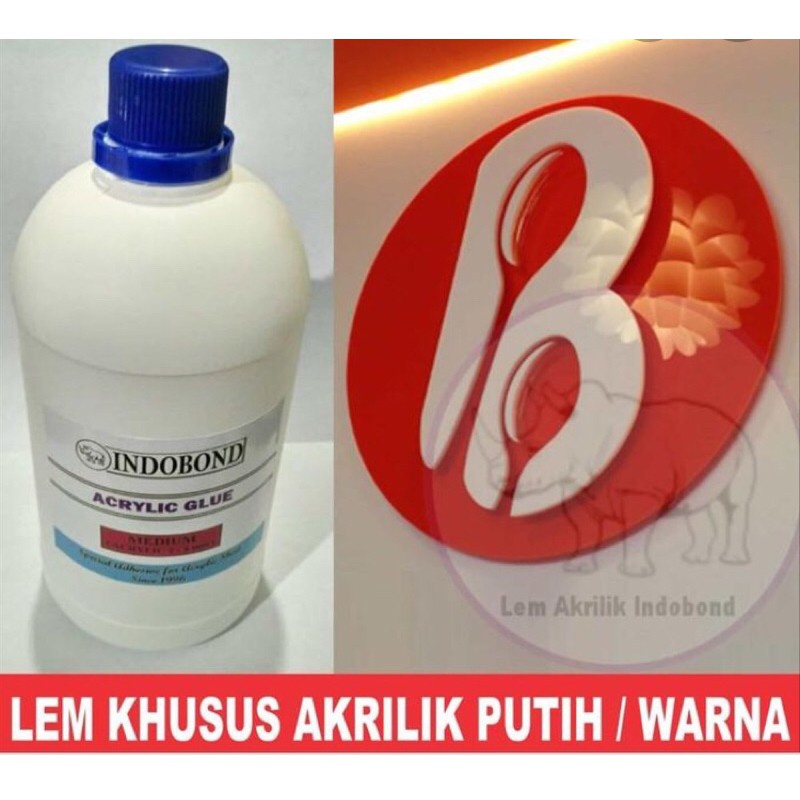 

Lem Akrilik Indobond (Techno Glue) Tipe Medium 1000ml