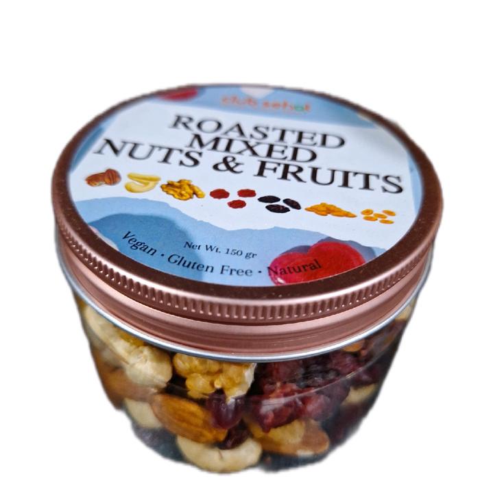 

terbaru !!! club sehat roasted mixed nuts & fruits 150gr ready
