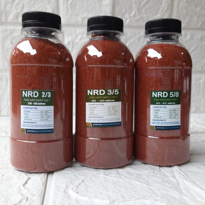 JTTOP" NRD 2/3 3/5 5/8 100GR PELET IKAN BERNUTRISI TINGGI