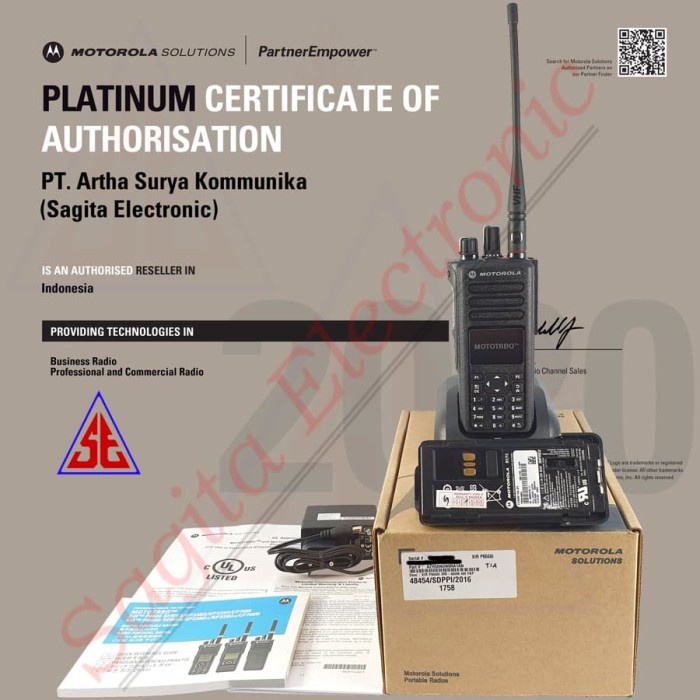 Murah Ht Motorola Xir-P8668I Tia Uhf 350-400 Mhz / Xirp8668I P8668I P 8668I