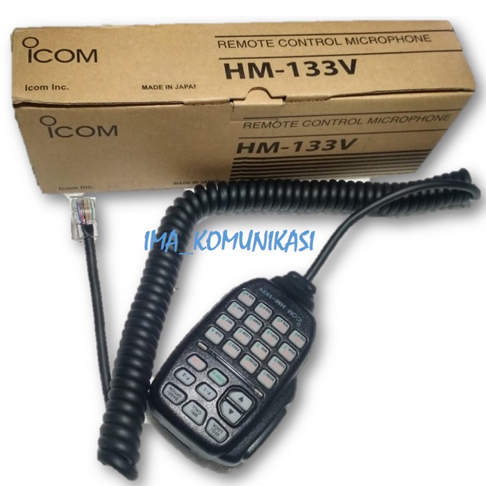 Paling Berkualitas Extra Mic Icom Hm-133 For Rig Ic-2100 2200 2300