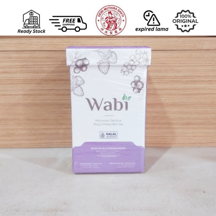 

WABI Minuman Serbuk Rasa MIXED BERRIES 1 BOX ISI 14 sachet