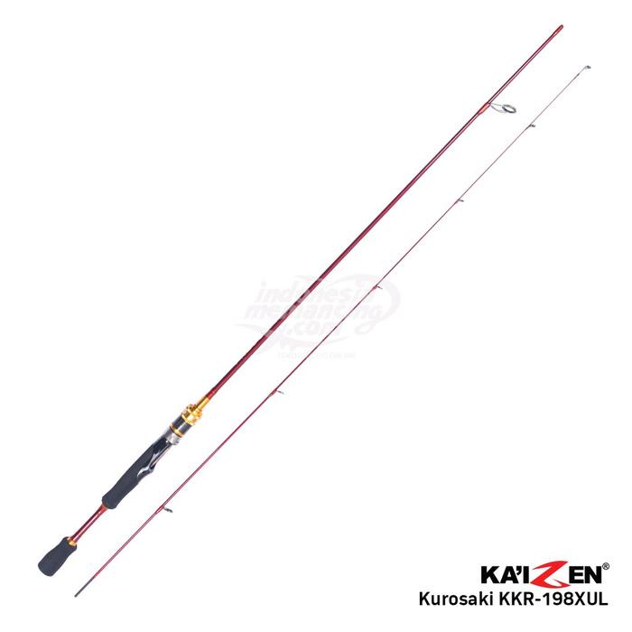 Promo Joran Ul Kaizen Kurosaki Ultralight Carbon Solid 198Cm 2-6Lb Packing Aman