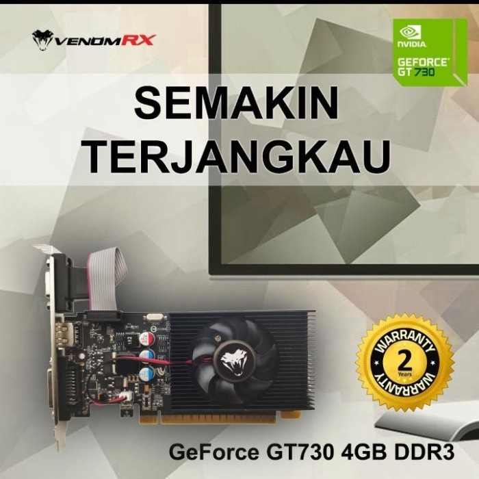 BISA GOSEND VGA VENOMRX GEFORCE GT 730 4GB DDR3 - VENOMRX GT730 4GB DDR3