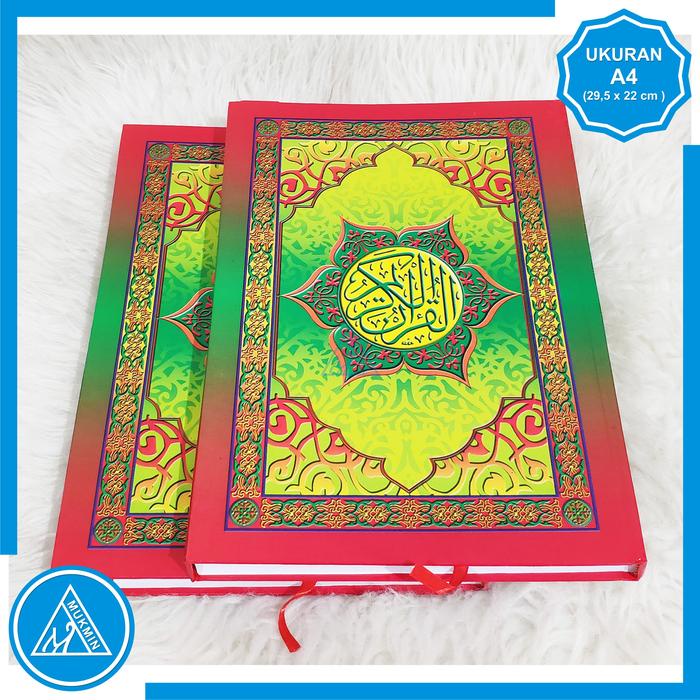 

ALQURAN SUPER HVS UKURAN BESAR A4 TULISAN JELAS DAN BESAR BEST SELLER