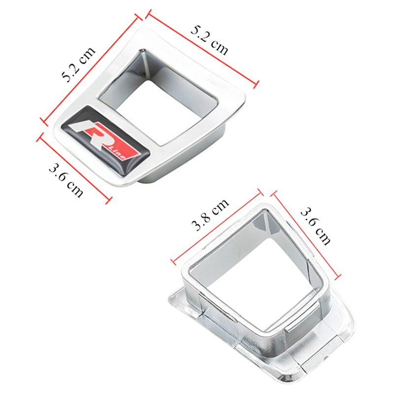 IMPORT CAR STEERING WHEEL DECORATION COVER TRIM STICKER ACCESSORIES FOR VW GTI POLO GOLF PASSAT