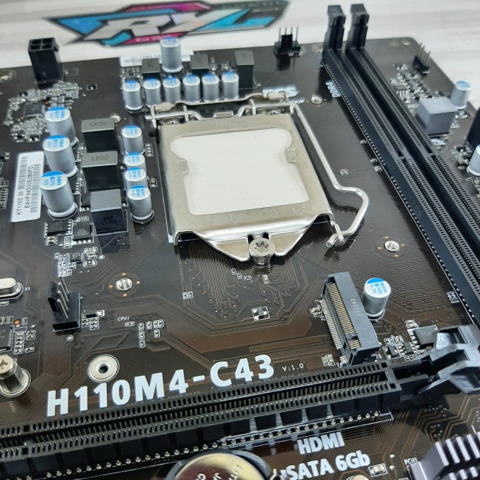 Mainboard H110 ECS (H110M4-C43) slot m2 SSD Terlaris