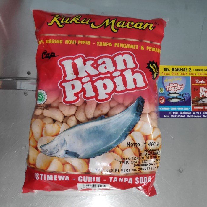 

Amplang Kuku Macan Cap Ikan Pipih 400Gr Harmas Samarinda Best Seller