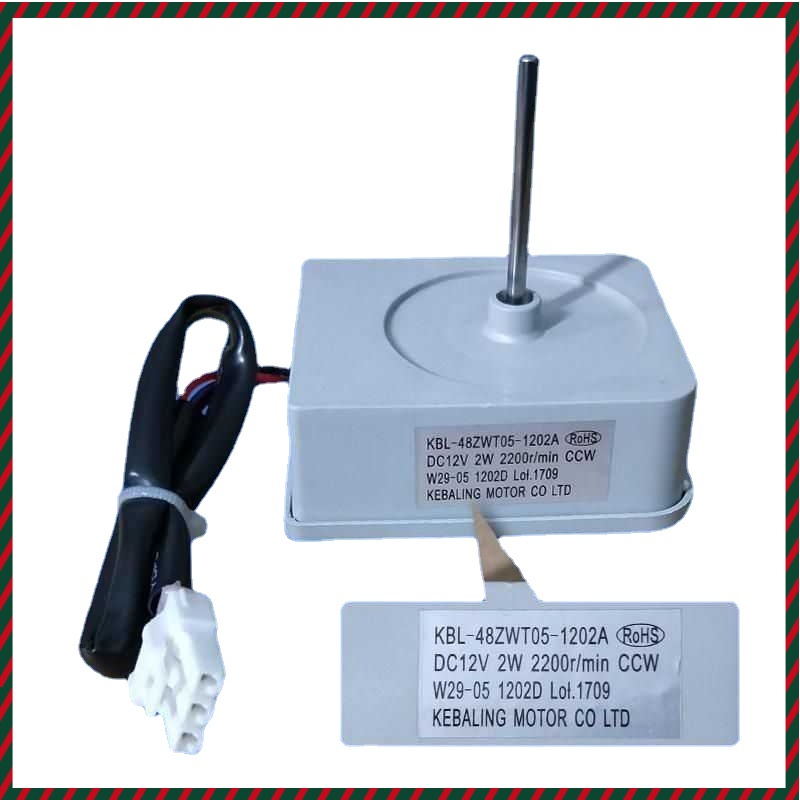 SALE KBL-48ZWT05-1202A (DC12V 2W 2200r/min) Refrigerator Parts Evaporator Fan Motor KBL-48ZWT05-1202