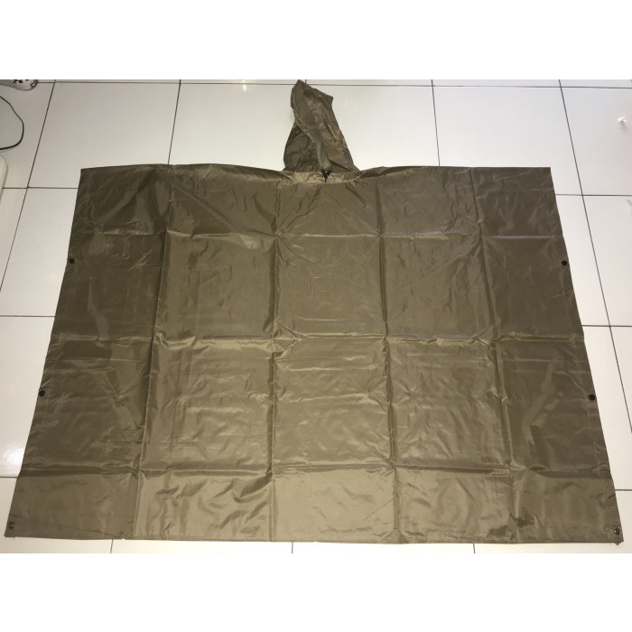 Ponco Coklat / Jas Hujan Ponco Coklat Polri