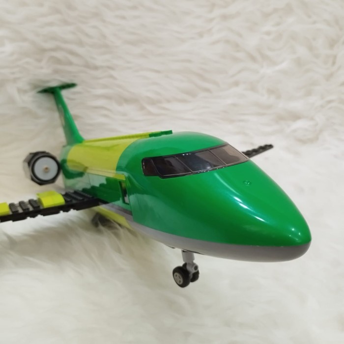 BERGARANSI Lego MOC Airplane Air Cargo Charter / pesawat Jet Jumbo size. Ori Original asli