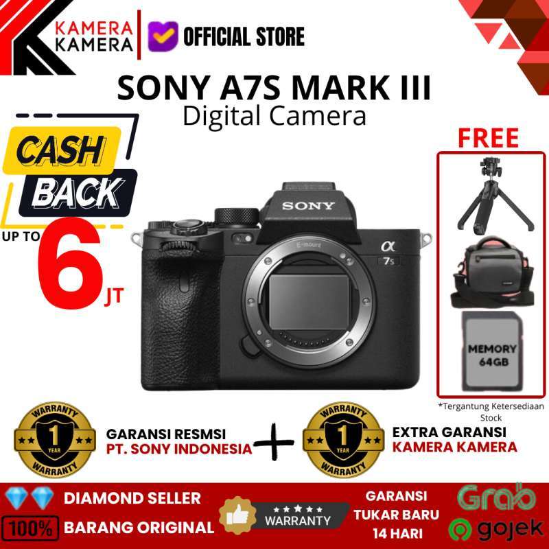 KameraKamera SONY Alpha A7S III A7SIII A7S MARK III Body - GARANSI RESMI *