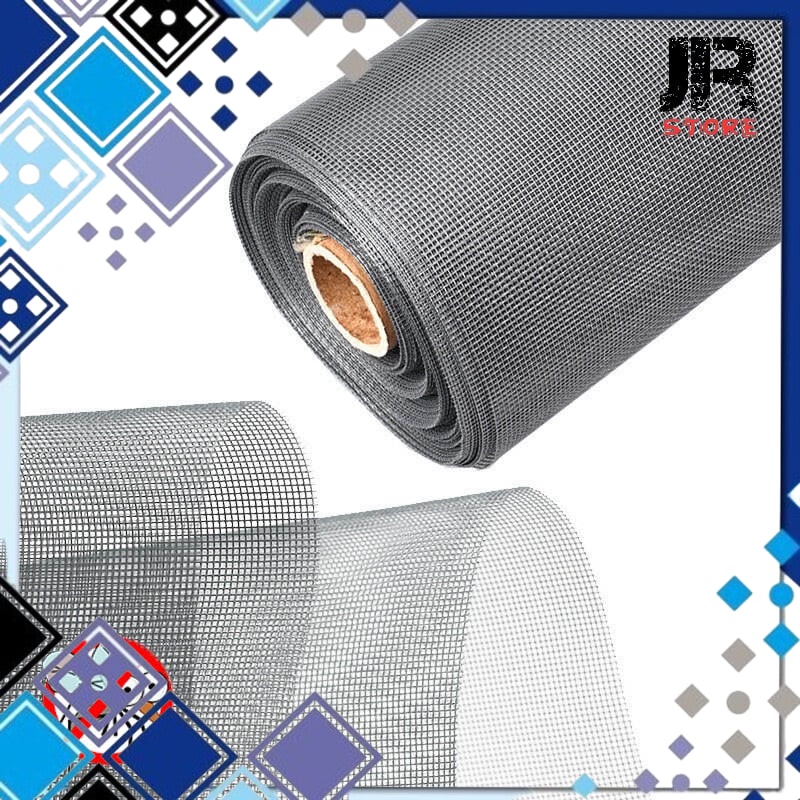 Kasa Nyamuk Jaring Jendela Mosquito Net Pp Nano 20 Mesh 100m 1m Jw100 Gray