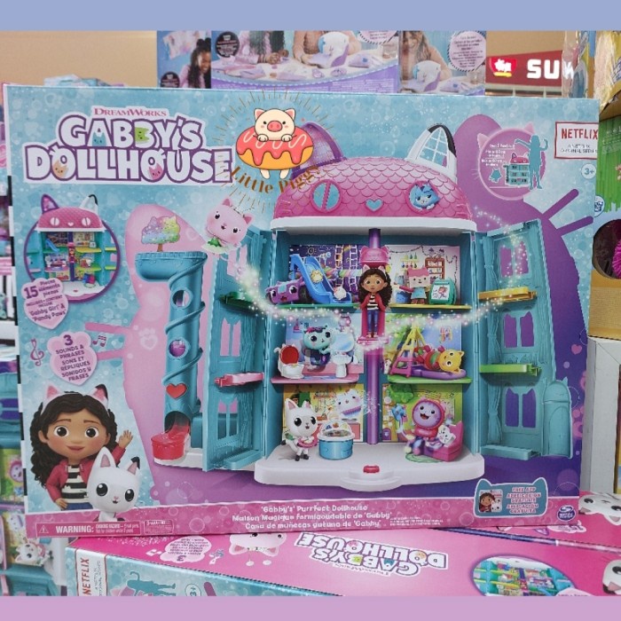 Gabby purrfect dollhouse rumah boneka