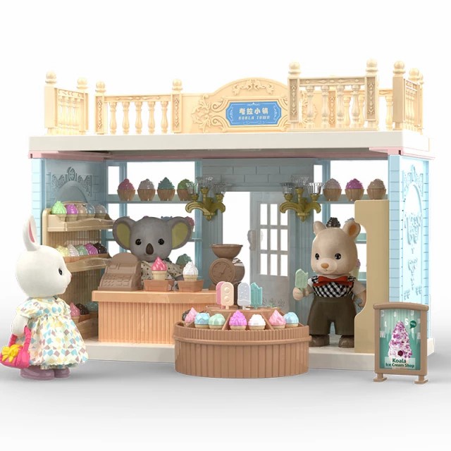 Koala diary town doll house, koala diary doll house shop, rumah boneka
