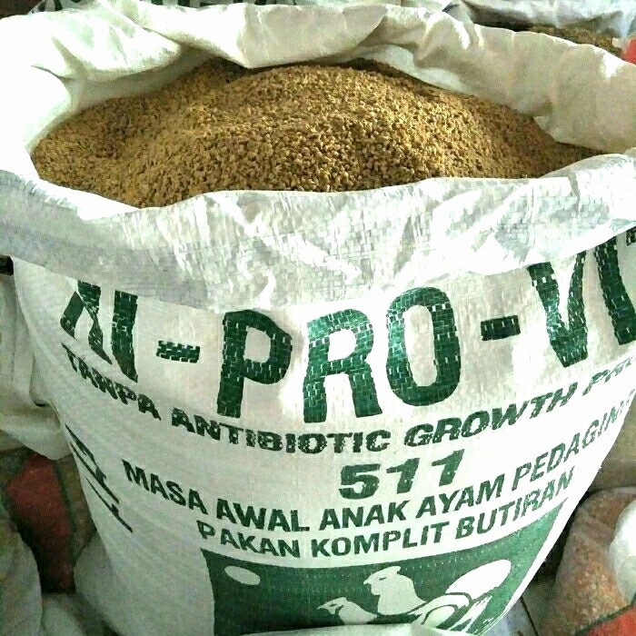511 HI PROVITE MAKANAN AYAM/PAKAN AYAM/VOER AYAM/PUR AYAM 20 kg, 25 kg
