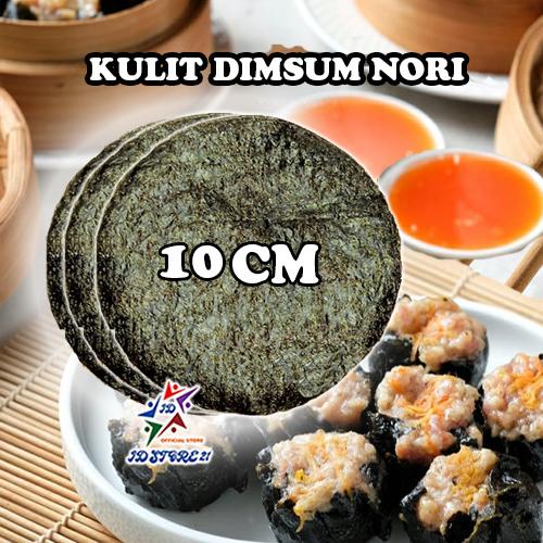 

NORI KULIT DIMSUM RUMPUT LAUT BULAT Siomay Gyoza Pangsit tipis halal lembut anti lengket enak Hijau