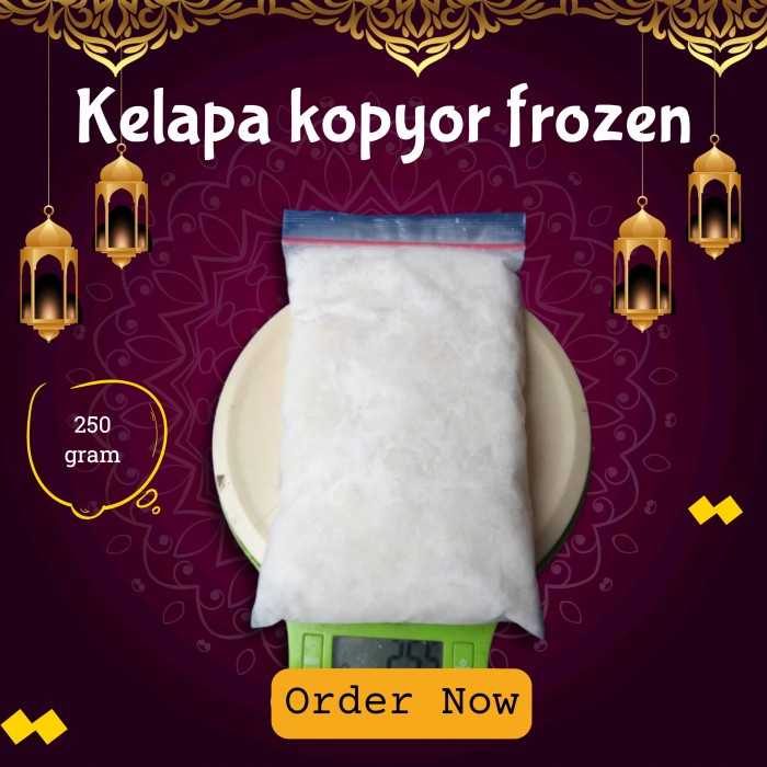 

Kelapa kopyor Frozen 250 gram