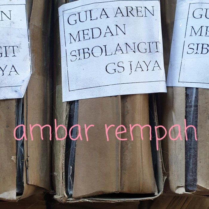 

Gula aren medan sibolangit premium 500gram.